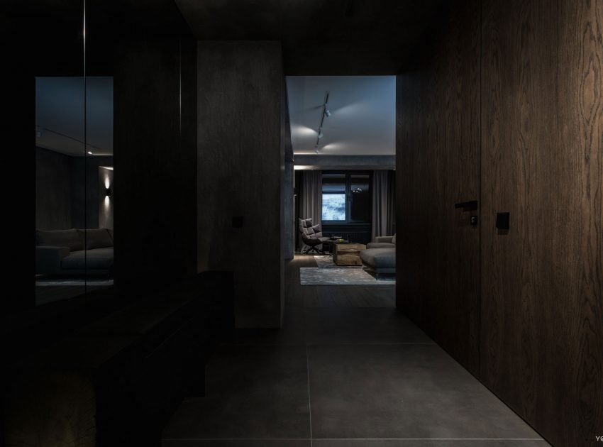 A Modern Home with Sophisticated and Twilight Interiors in Kiev, Ukraine by Yodezeen (6)