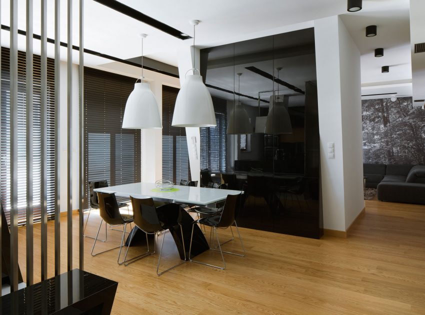 A Modern and Minimalist Apartment with Clean and Elegant Interiors in Poland by Hola Design (1)