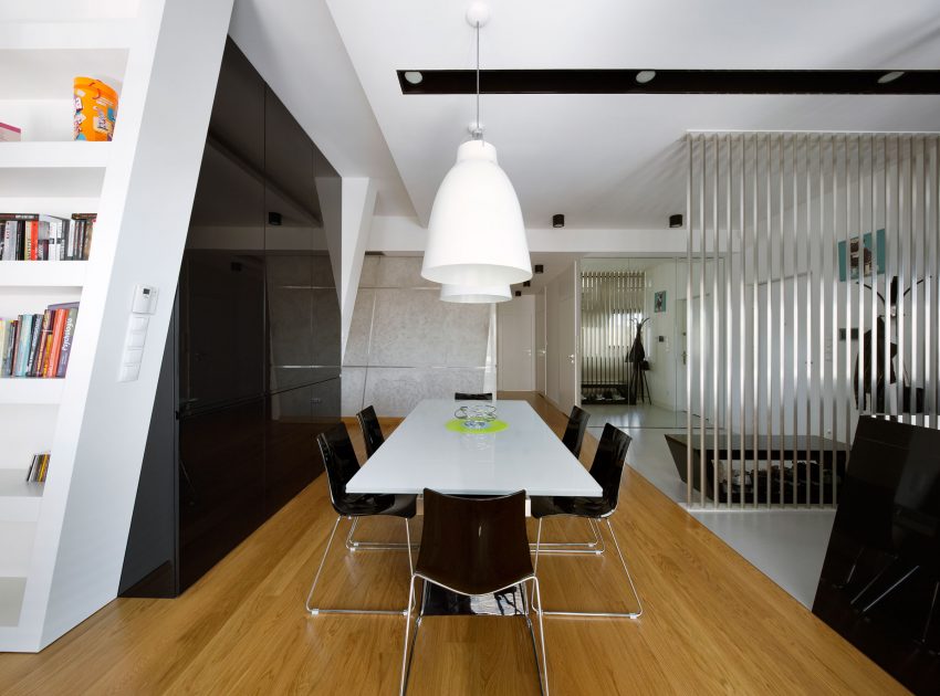 A Modern and Minimalist Apartment with Clean and Elegant Interiors in Poland by Hola Design (9)