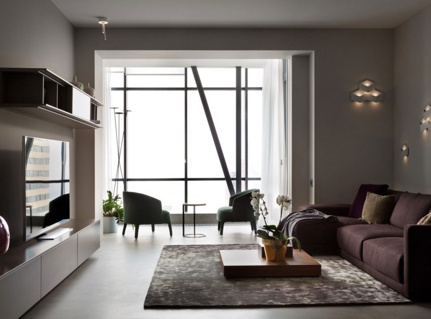 A Modern and Sophisticated Apartment in Dnepropetrovsk, Ukraine by Azovskiy & Pahomova Architects (1)