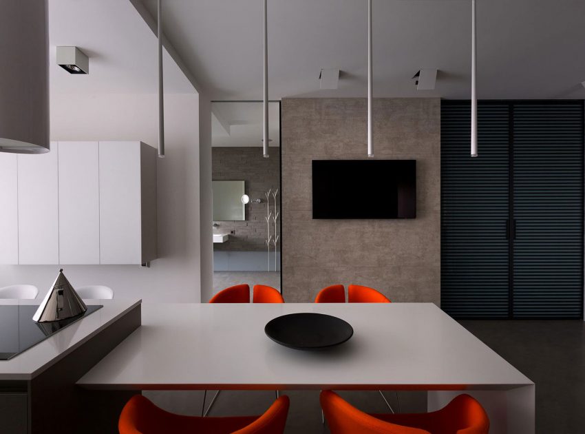 A Modern and Sophisticated Apartment in Dnepropetrovsk, Ukraine by Azovskiy & Pahomova Architects (11)