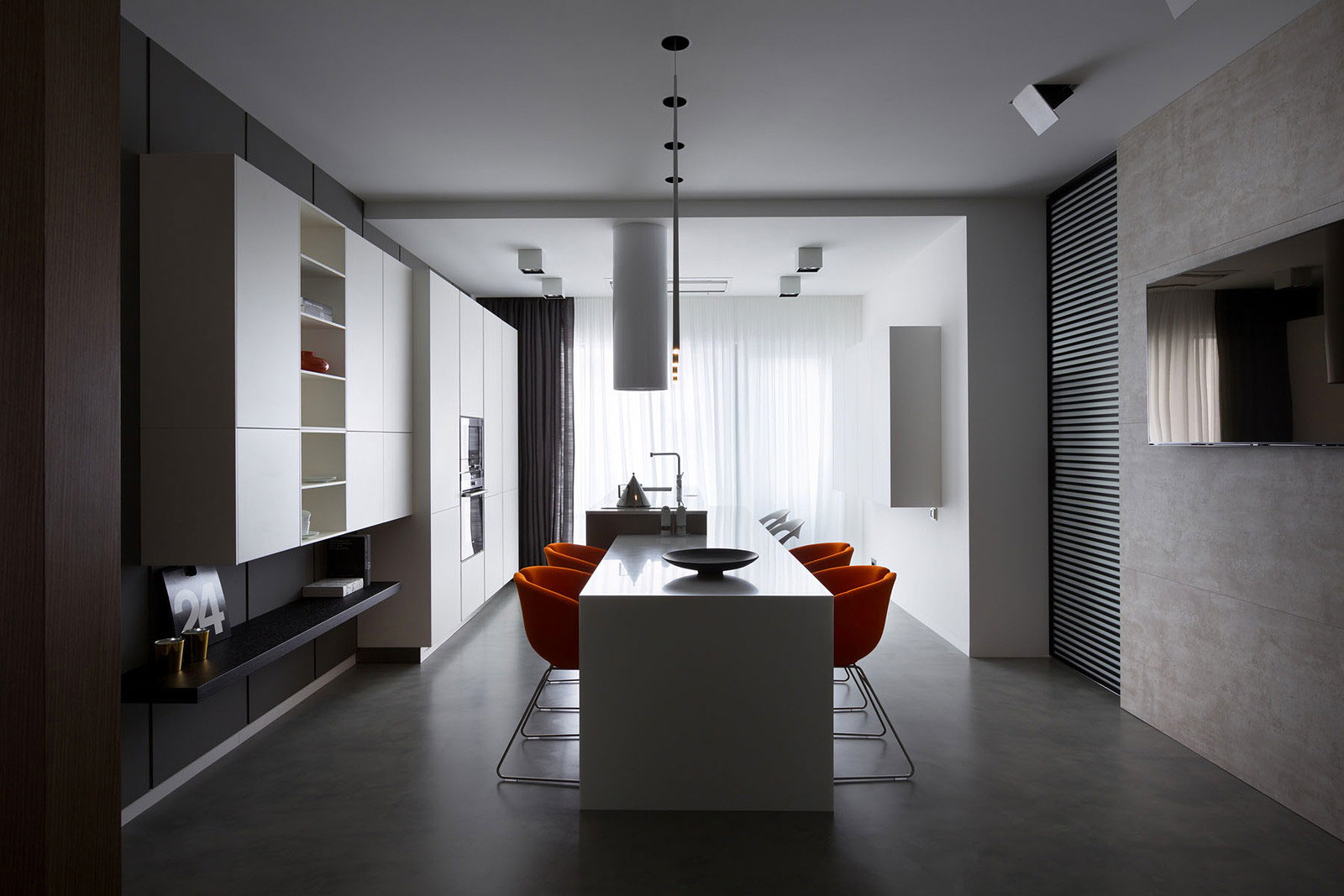 A Modern and Sophisticated Apartment in Dnepropetrovsk, Ukraine by Azovskiy & Pahomova Architects (7)