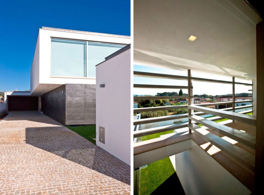 A Modern and Stylish House Composed of Two Structures in Macieira de Sarnes, Portugal by Atelier d’Arquitectura J. A. Lopes da Costa (3)