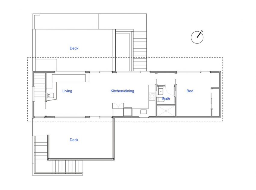 A Playful Two-Storey Cabin for a Family in Waikanae, New Zealand by Parsonson Architects (17)