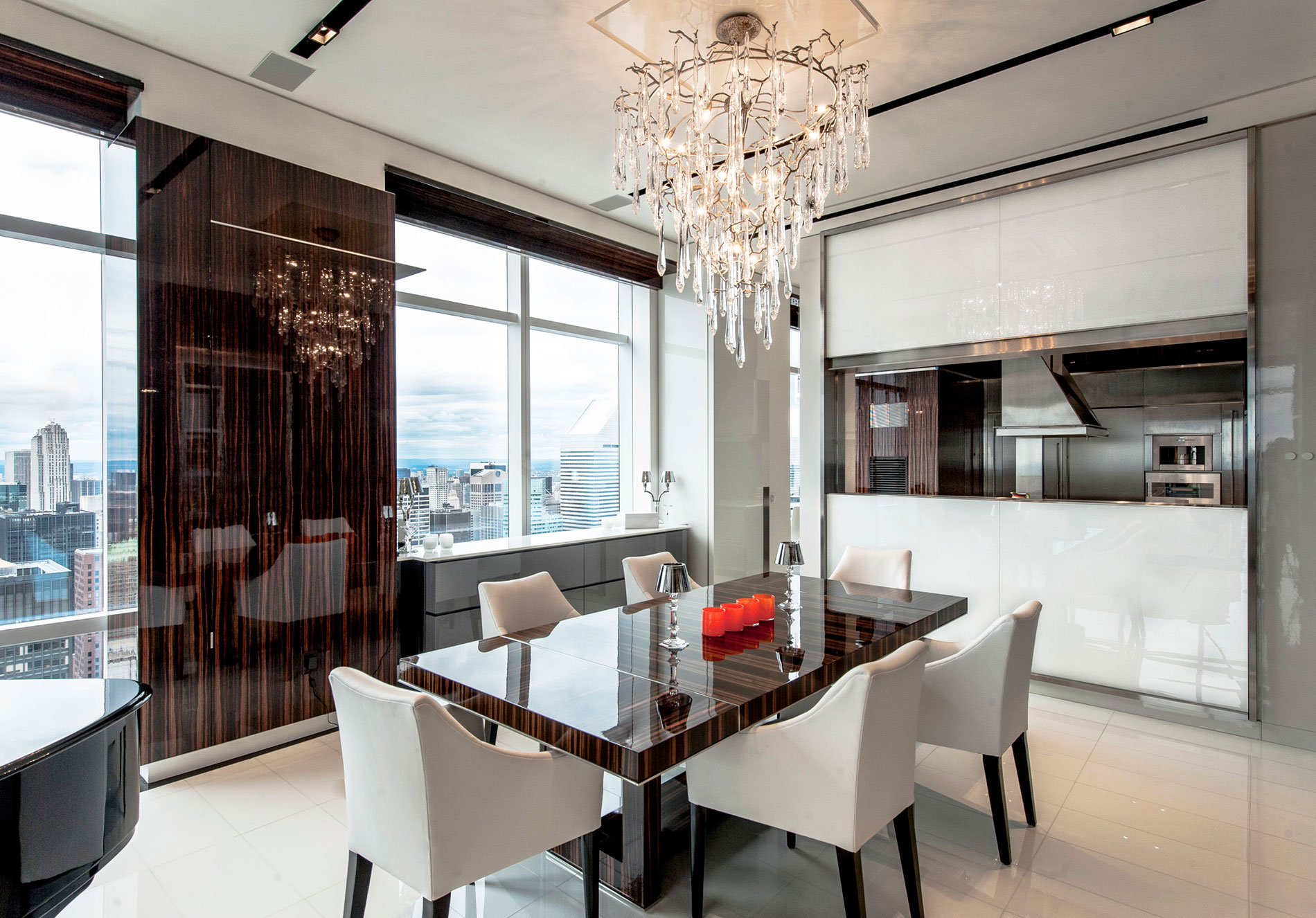 A Sleek Modern Apartment with a Stylish and Contemporary Layout in New York City by Mojo Stumer (14)