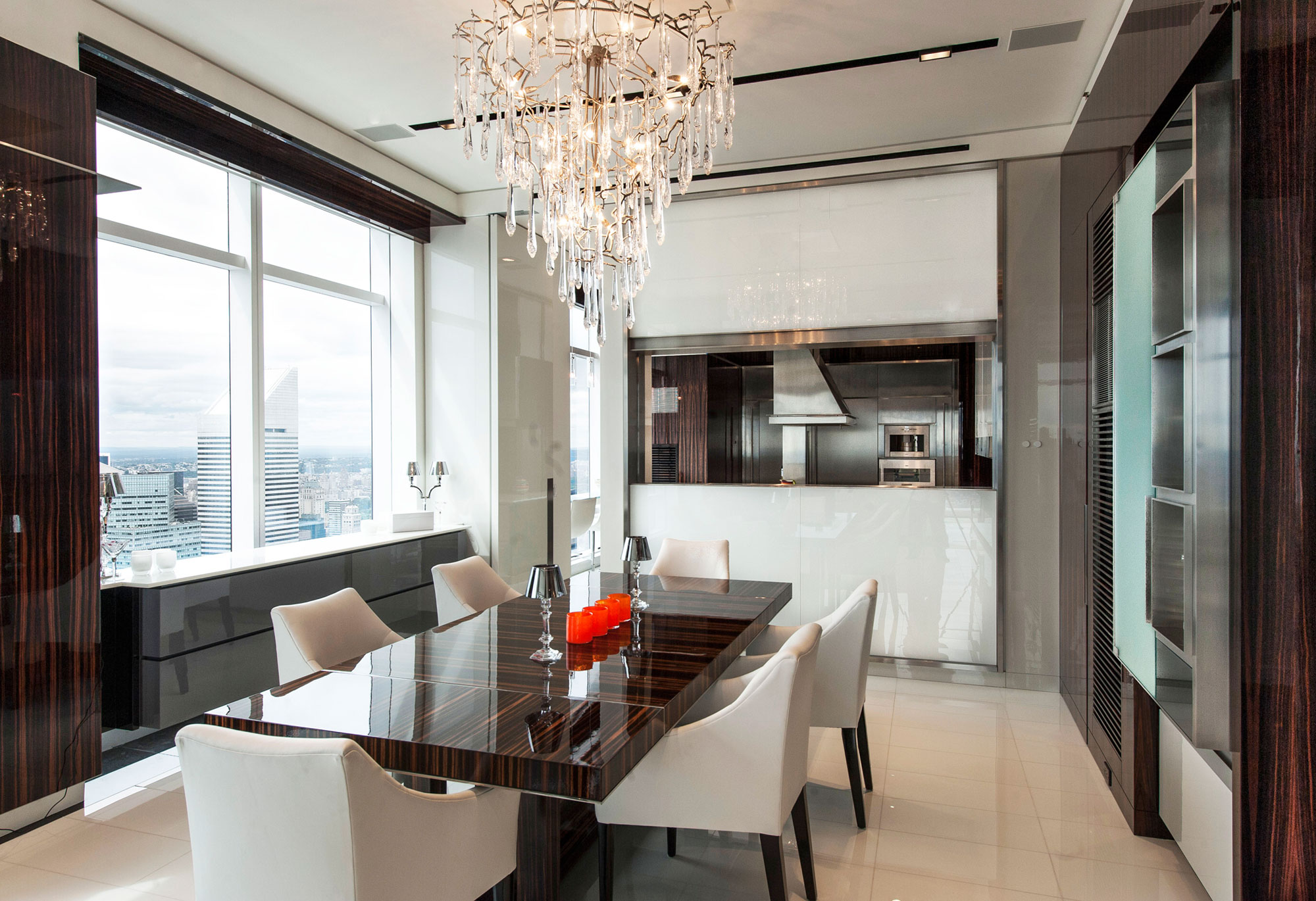 A Sleek Modern Apartment with a Stylish and Contemporary Layout in New York City by Mojo Stumer (15)