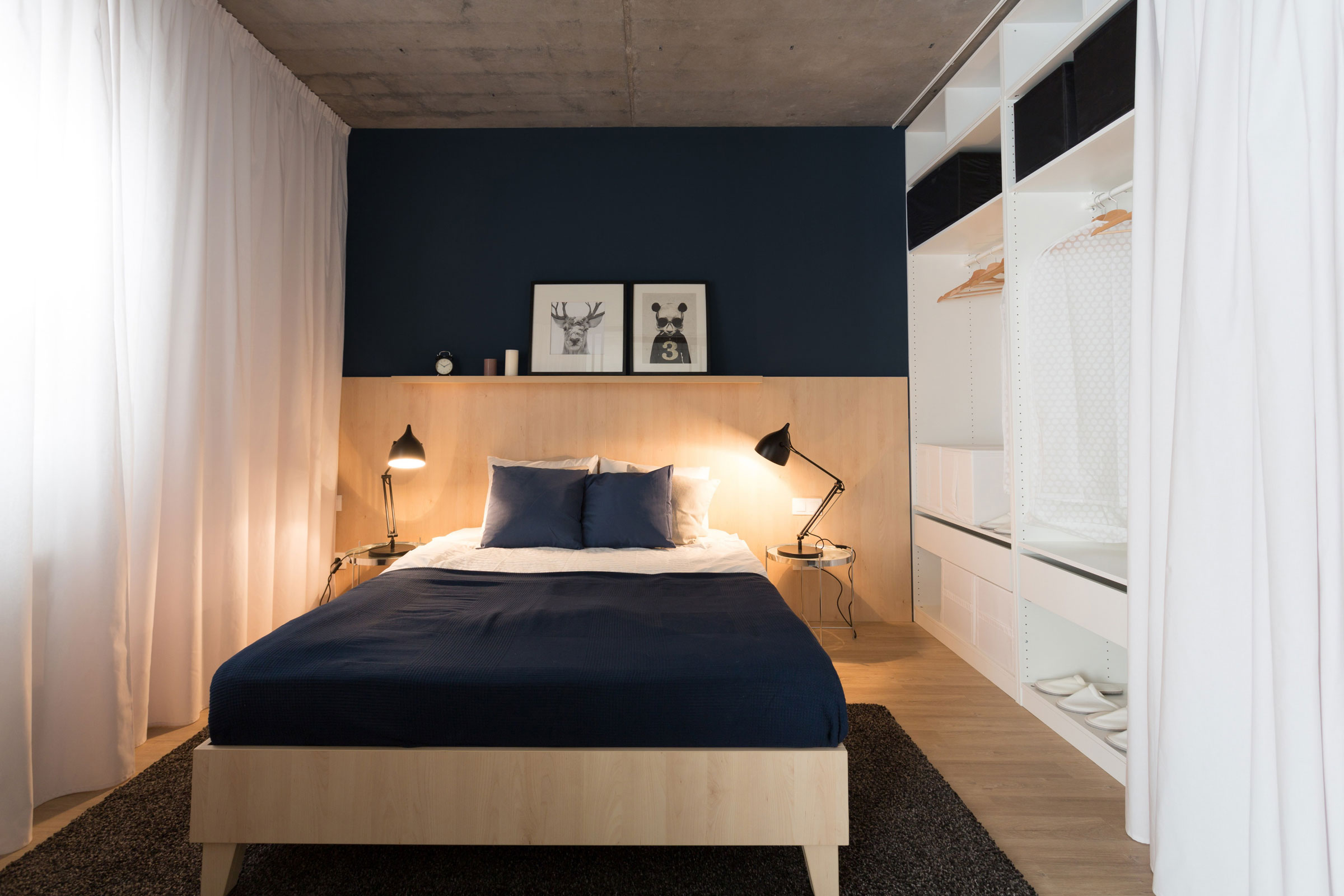 A Small and Modern Comfortable Apartment with a Dynamic Industrial Style in Bucharest by Bogdan Ciocodeică & Diana Roşu (13)