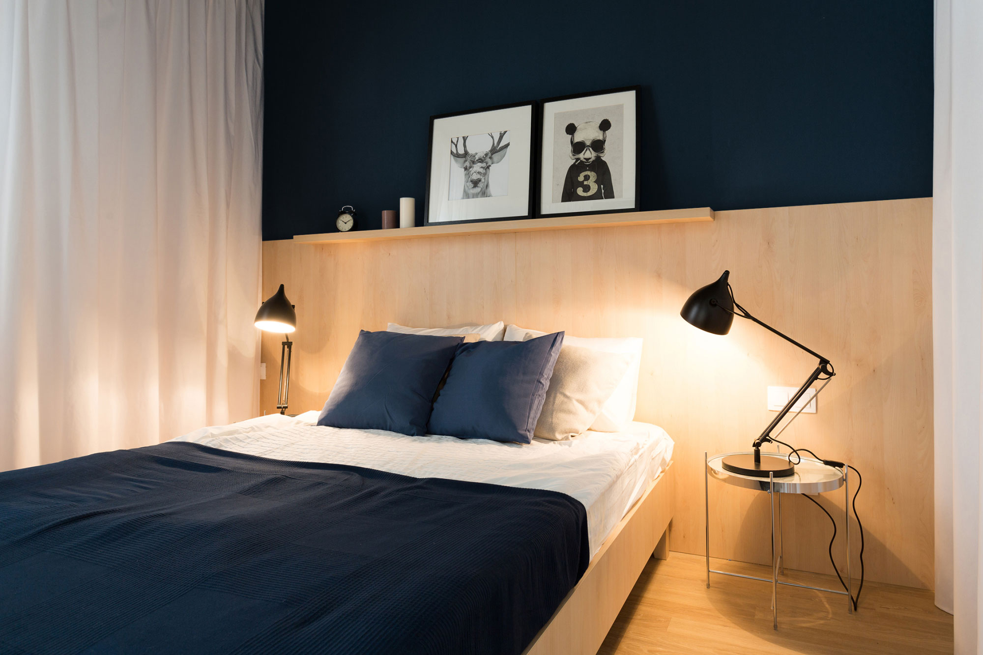 A Small and Modern Comfortable Apartment with a Dynamic Industrial Style in Bucharest by Bogdan Ciocodeică & Diana Roşu (14)