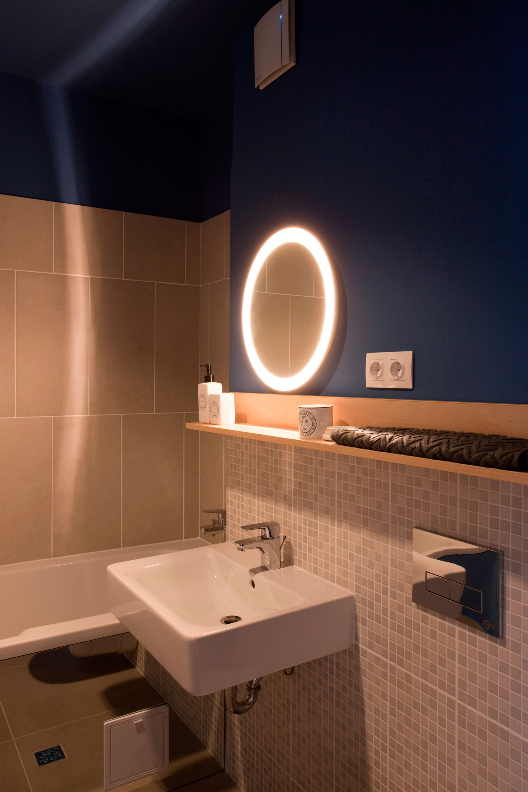 A Small and Modern Comfortable Apartment with a Dynamic Industrial Style in Bucharest by Bogdan Ciocodeică & Diana Roşu (18)