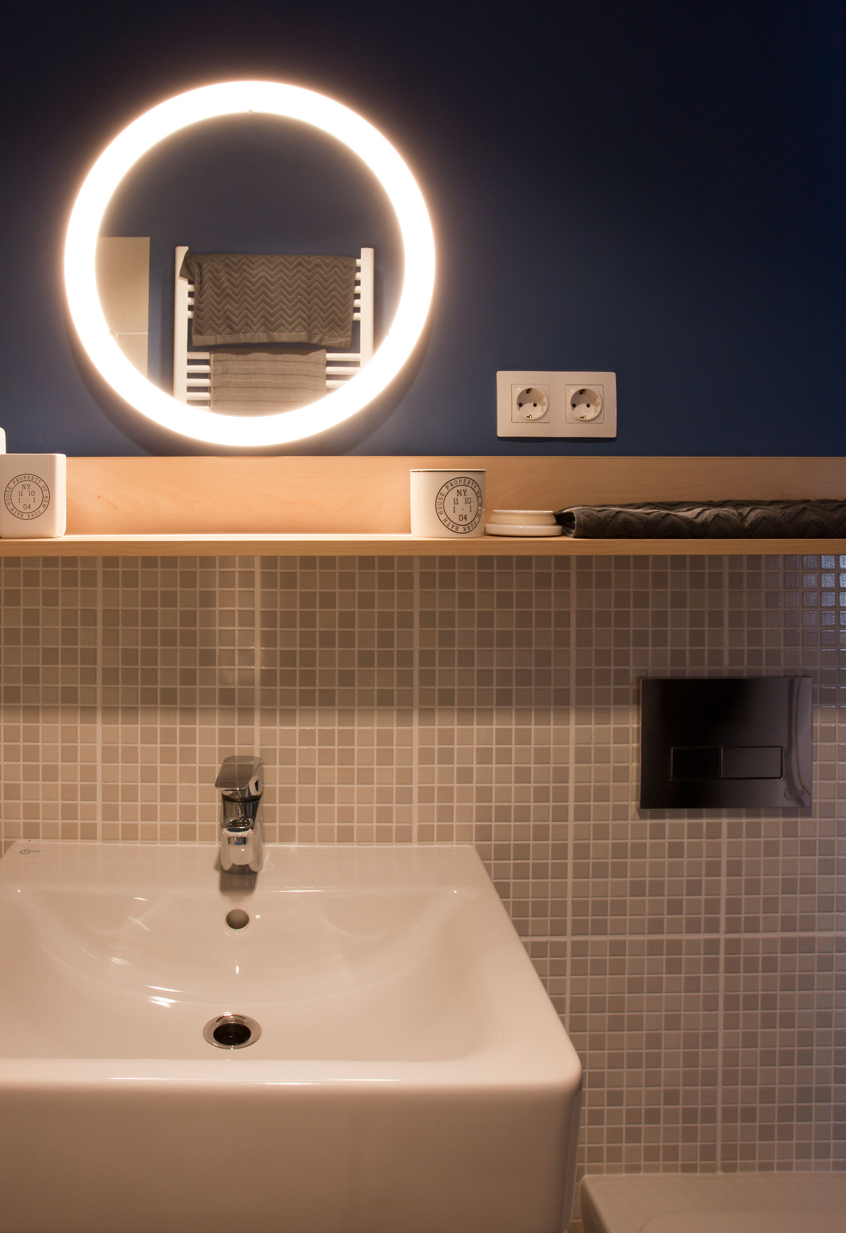 A Small and Modern Comfortable Apartment with a Dynamic Industrial Style in Bucharest by Bogdan Ciocodeică & Diana Roşu (19)