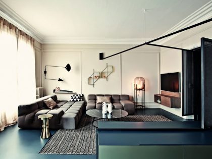 A Smart and Stylish Parisian Apartment Designed for a Young Family