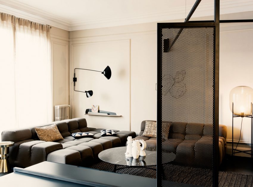 A Smart and Stylish Parisian Apartment Designed for a Young Family by UdA Architetti (3)