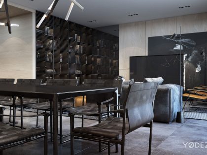 A Sophisticated Apartment with a Mix of Modern and Transitional Touch in Krakow, Poland by Yodezeen (11)