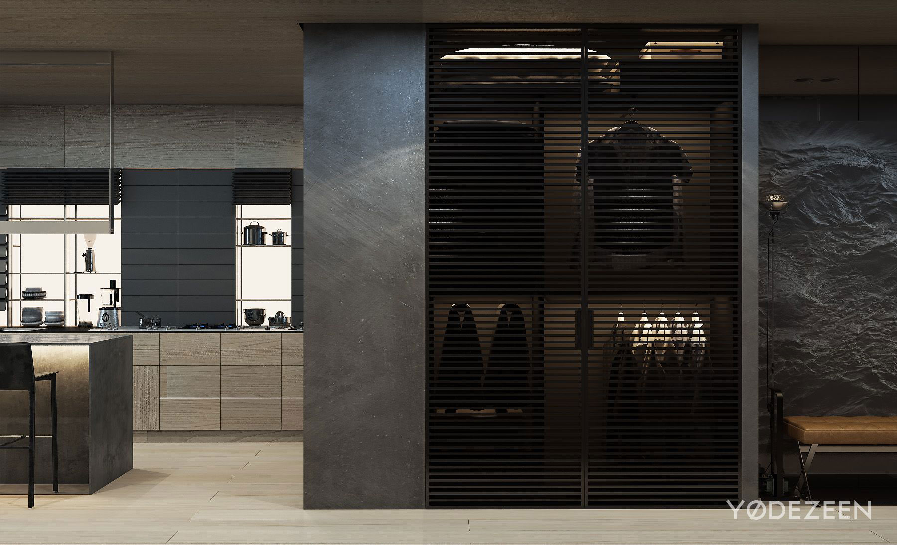 A Sophisticated Apartment with a Mix of Modern and Transitional Touch in Krakow, Poland by Yodezeen (12)