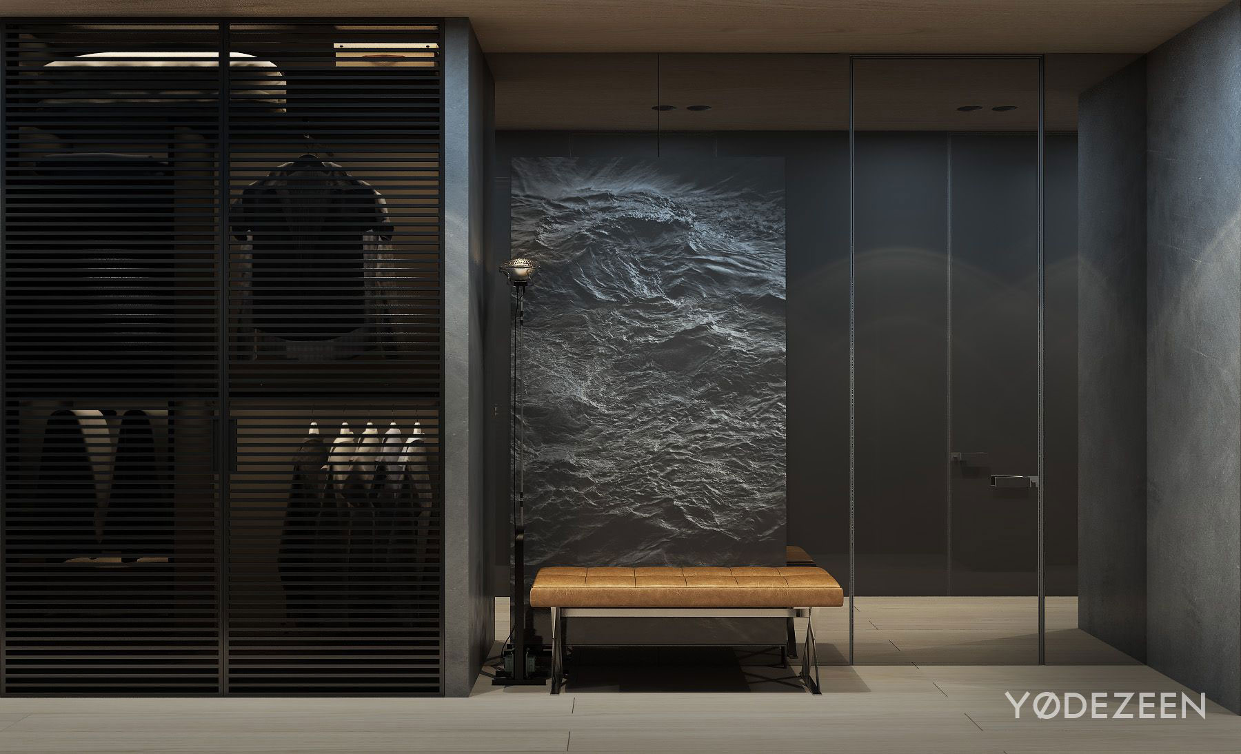 A Sophisticated Apartment with a Mix of Modern and Transitional Touch in Krakow, Poland by Yodezeen (13)