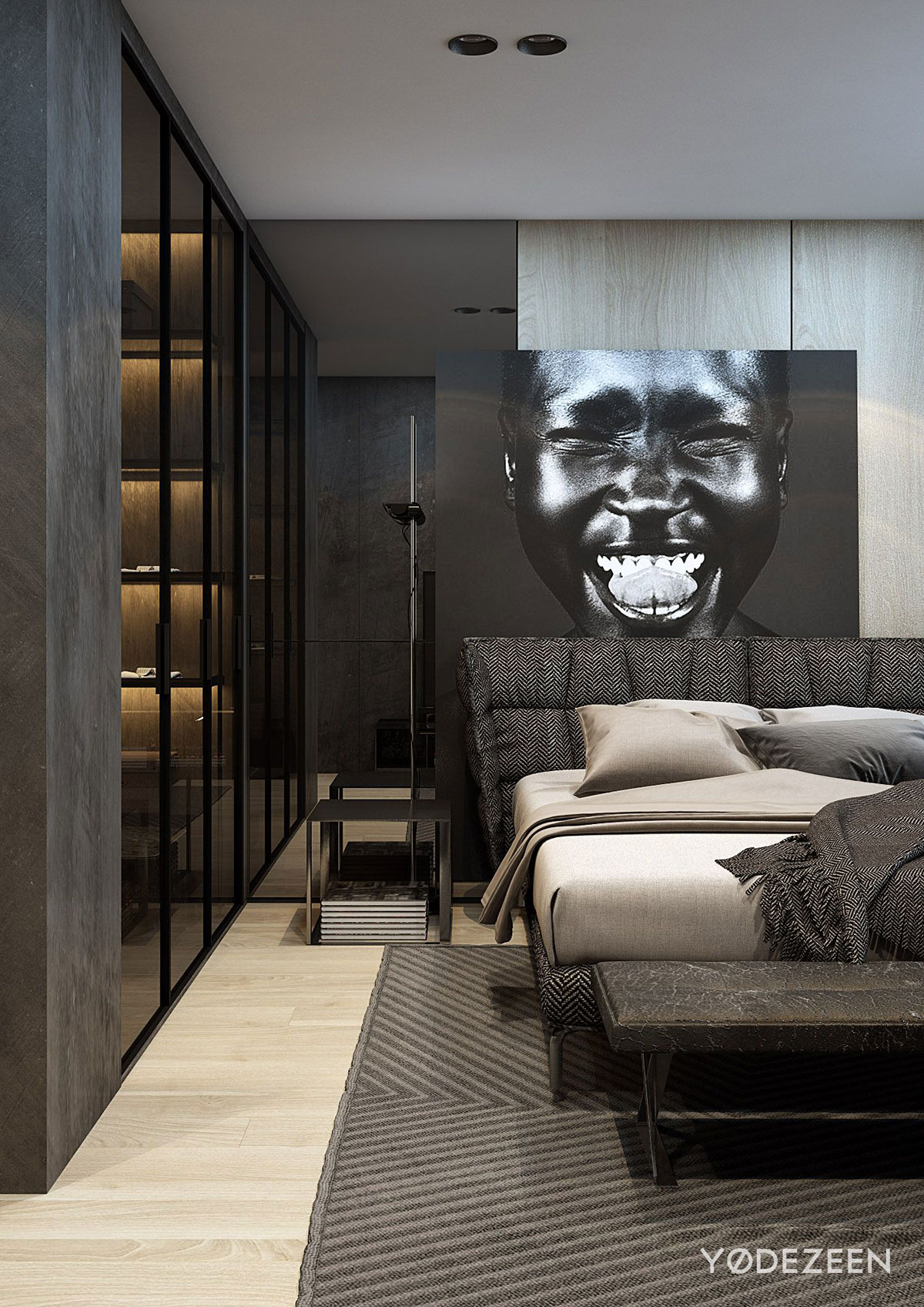 A Sophisticated Apartment with a Mix of Modern and Transitional Touch in Krakow, Poland by Yodezeen (16)