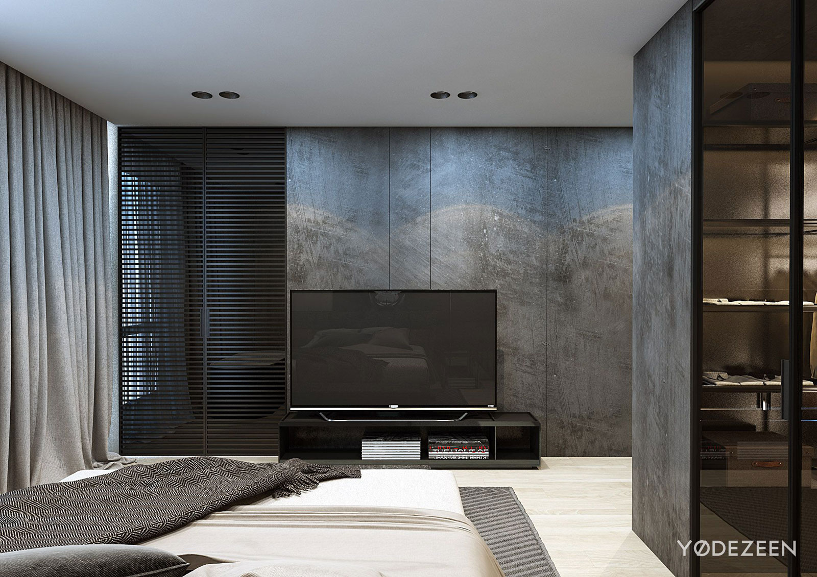 A Sophisticated Apartment with a Mix of Modern and Transitional Touch in Krakow, Poland by Yodezeen (20)
