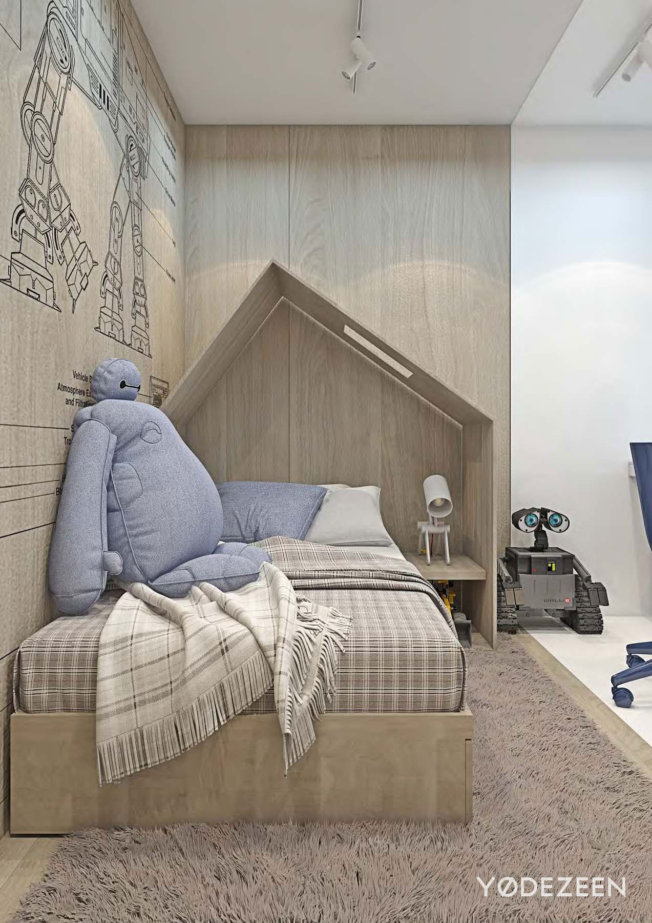 A Sophisticated Apartment with a Mix of Modern and Transitional Touch in Krakow, Poland by Yodezeen (23)