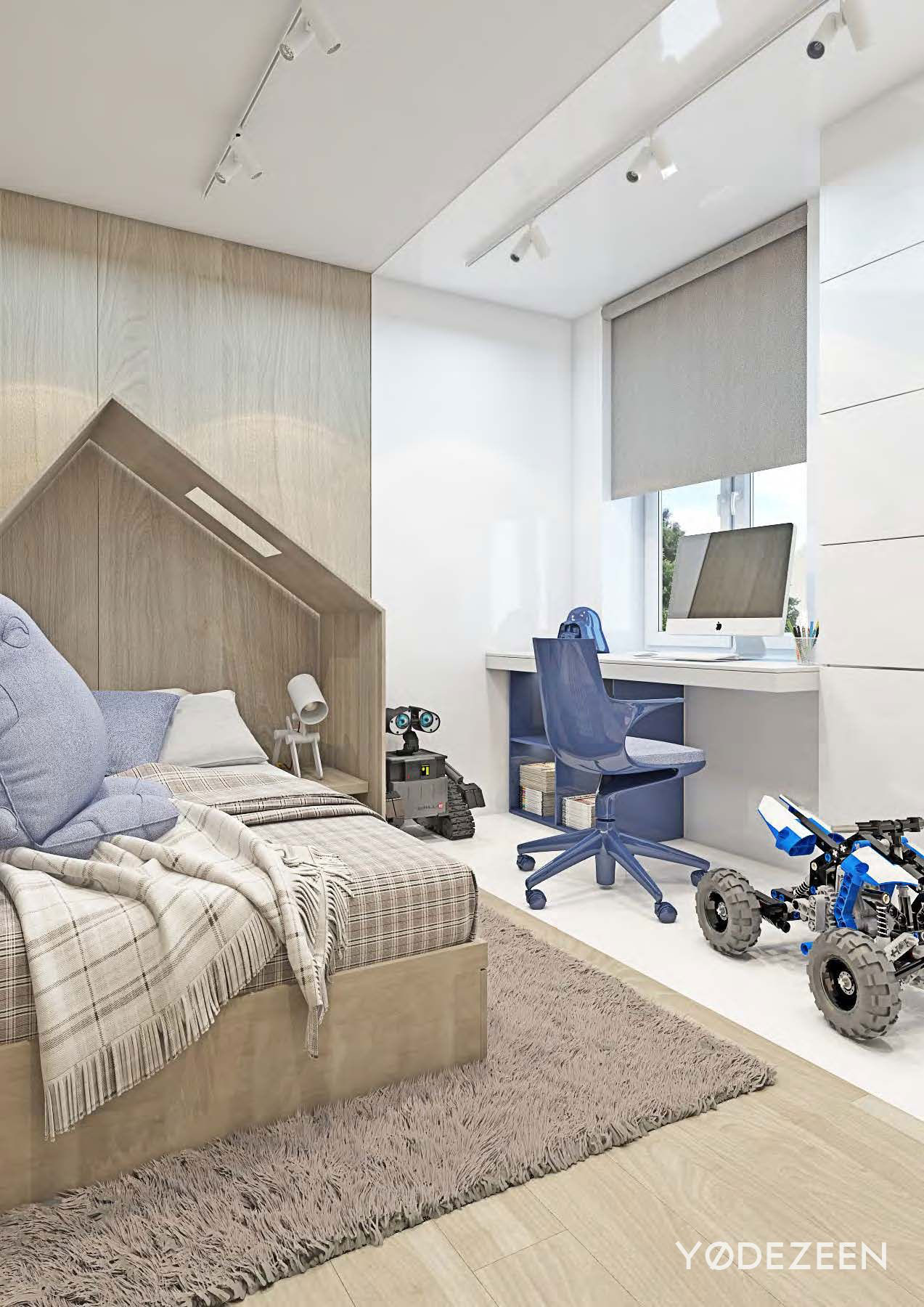 A Sophisticated Apartment with a Mix of Modern and Transitional Touch in Krakow, Poland by Yodezeen (25)