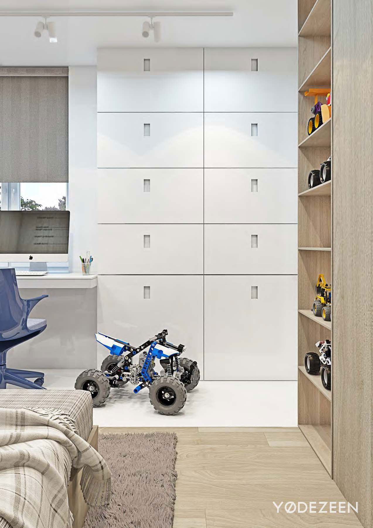 A Sophisticated Apartment with a Mix of Modern and Transitional Touch in Krakow, Poland by Yodezeen (26)