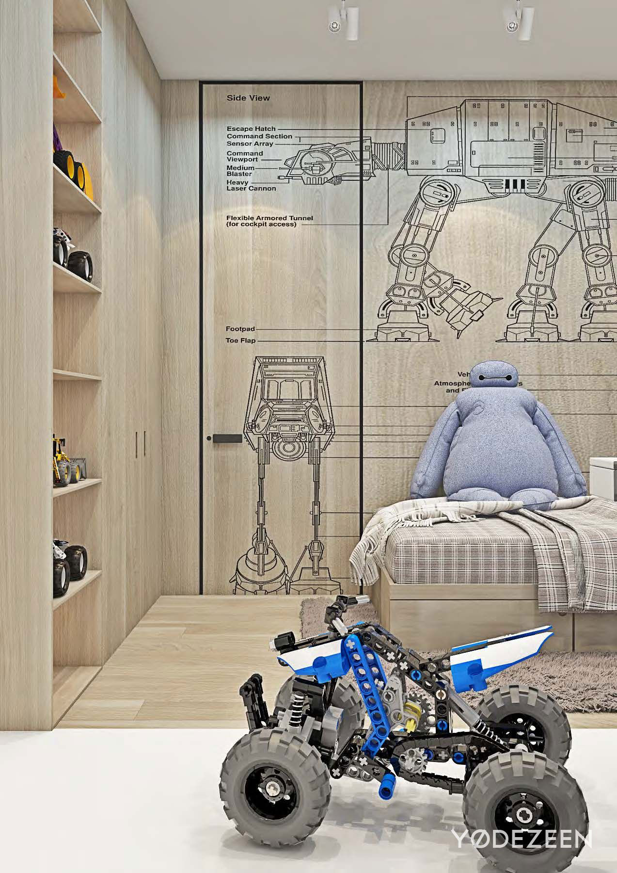 A Sophisticated Apartment with a Mix of Modern and Transitional Touch in Krakow, Poland by Yodezeen (27)