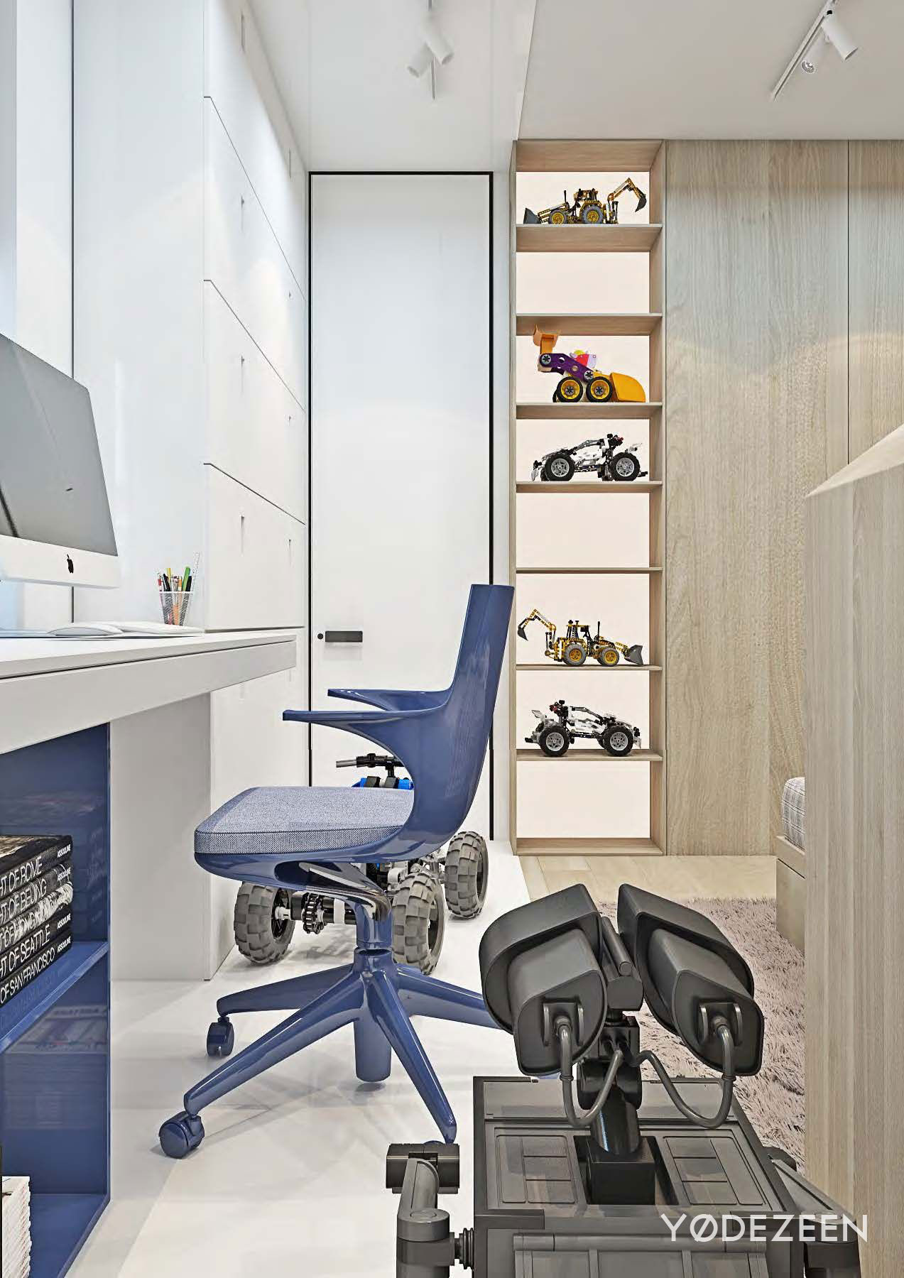 A Sophisticated Apartment with a Mix of Modern and Transitional Touch in Krakow, Poland by Yodezeen (28)