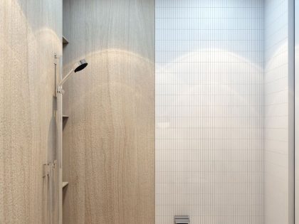 A Sophisticated Apartment with a Mix of Modern and Transitional Touch in Krakow, Poland by Yodezeen (40)