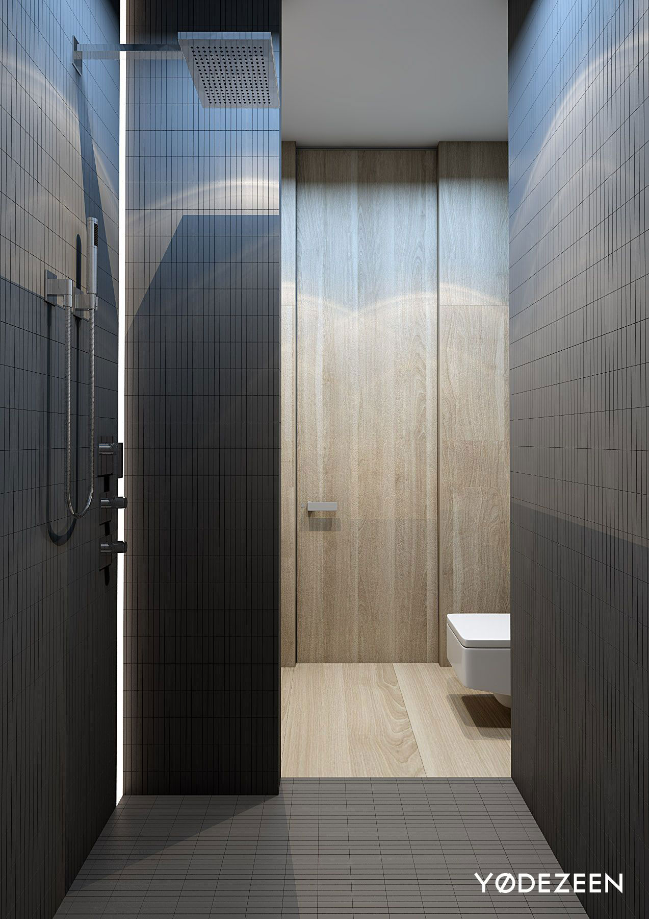 A Sophisticated Apartment with a Mix of Modern and Transitional Touch in Krakow, Poland by Yodezeen (44)