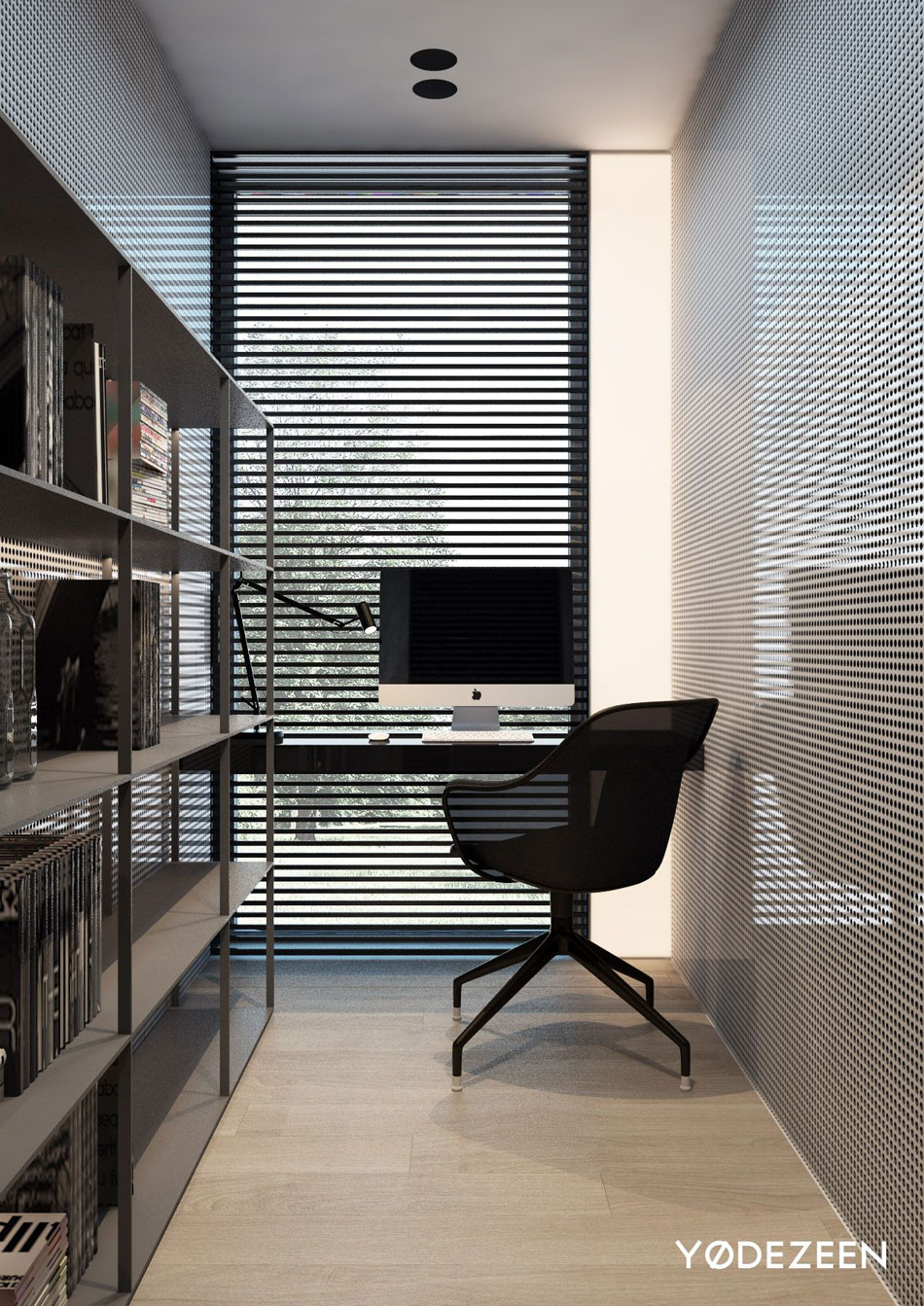 A Sophisticated Apartment with a Mix of Modern and Transitional Touch in Krakow, Poland by Yodezeen (55)