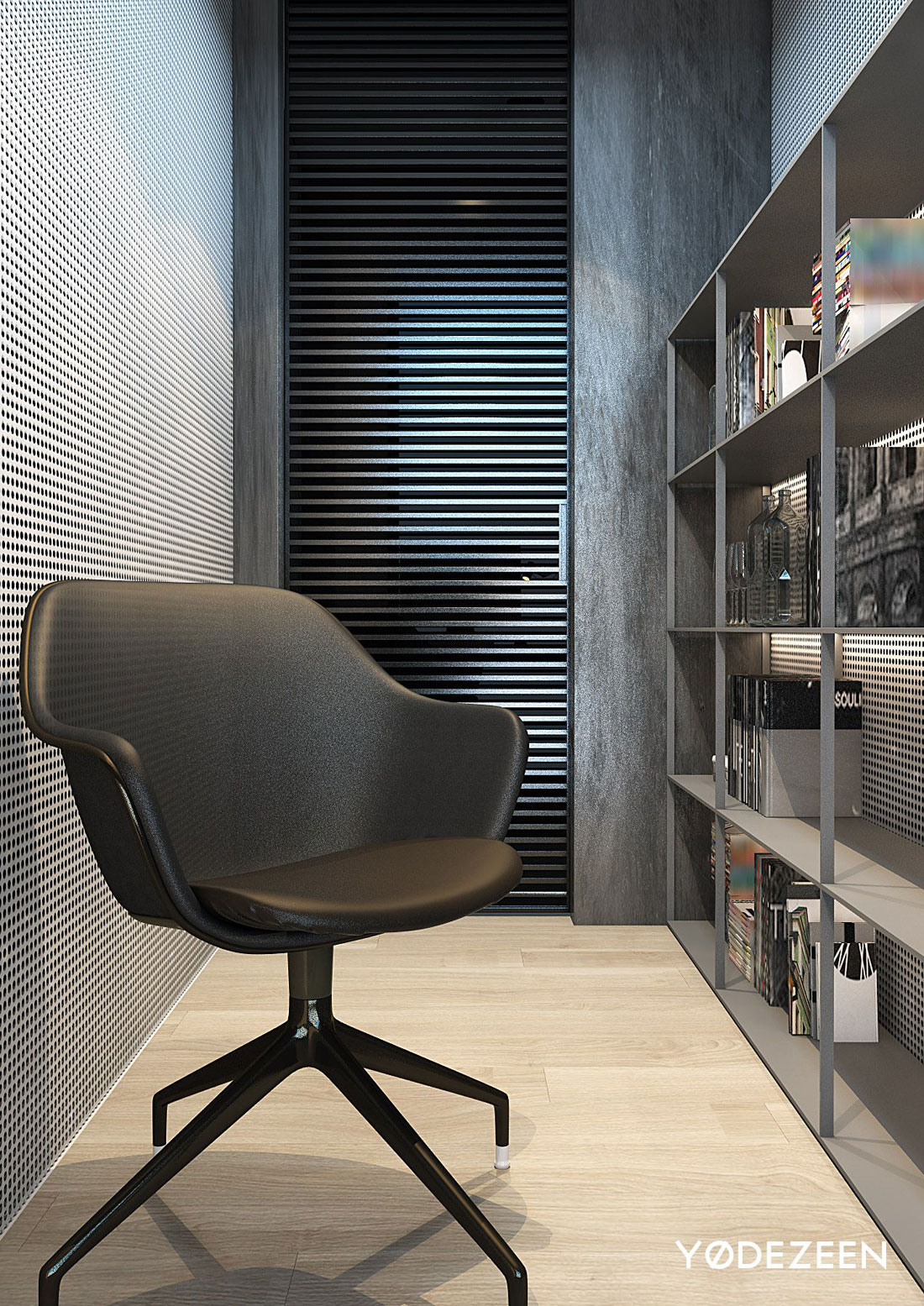 A Sophisticated Apartment with a Mix of Modern and Transitional Touch in Krakow, Poland by Yodezeen (58)