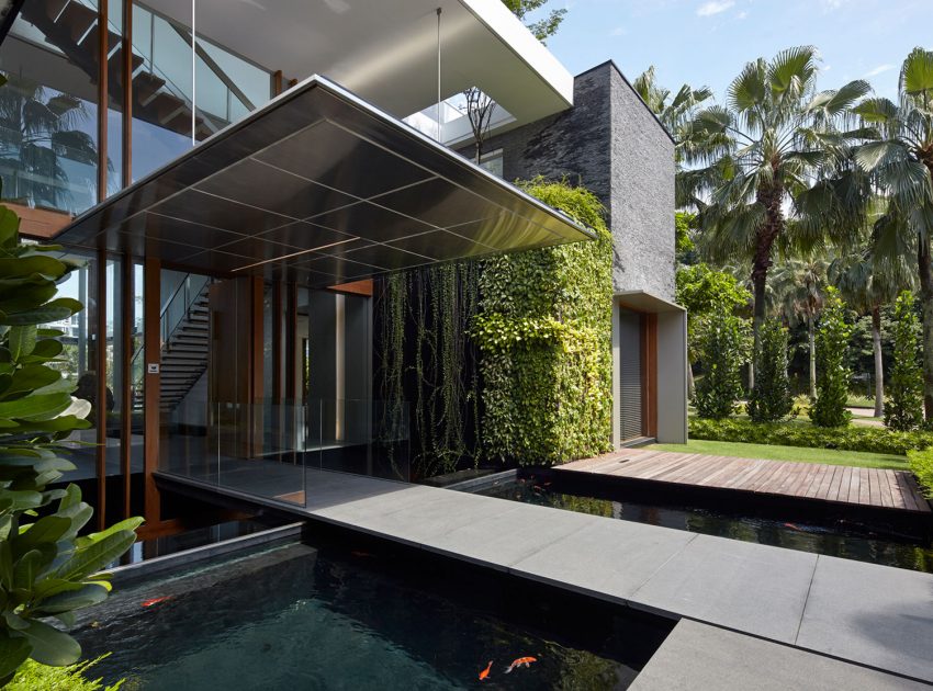 A Sophisticated Contemporary Home with Spectacular Views in Singapore by Robert Greg Shand Architects (8)