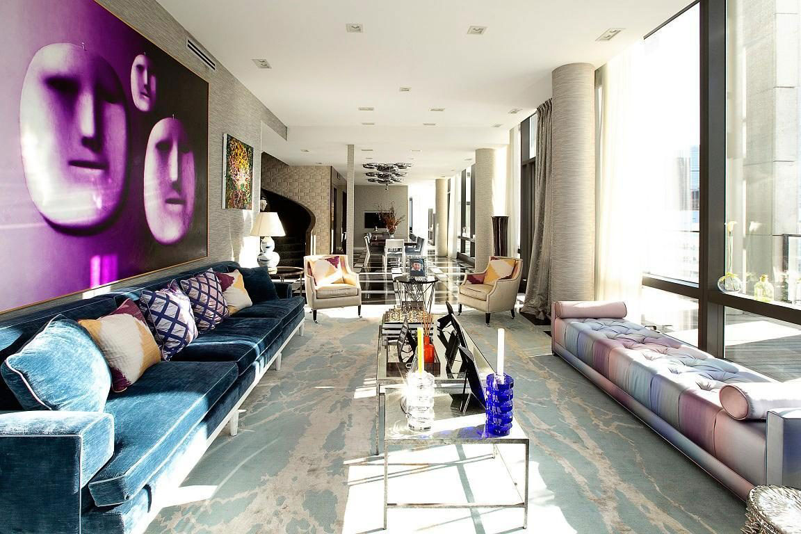 A Sophisticated Light-Filled Penthouse with Luxurious Interiors in New York City by Richard Mishaan (1)