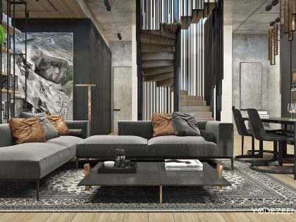 A Sophisticated Modern House to Hang out in Tbilisi, Georgia by Yodezeen (17)