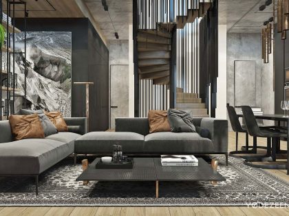 A Sophisticated Modern House to Hang out in Tbilisi, Georgia by Yodezeen (17)