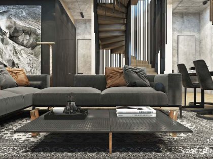 A Sophisticated Modern House to Hang out in Tbilisi, Georgia by Yodezeen (18)
