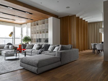A Spacious Modern Apartment with Panoramic Views of Moscow by Alexandra Fedorova (2)
