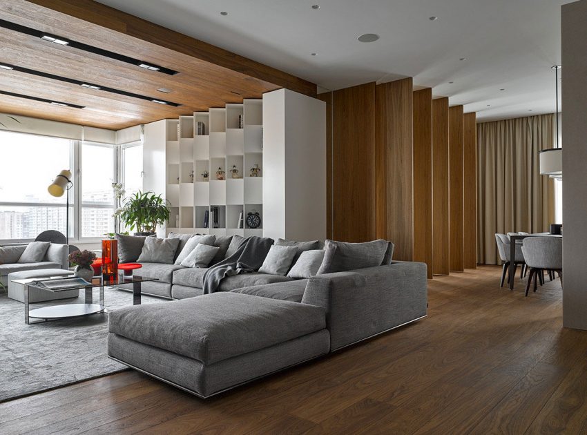 A Spacious Modern Apartment with Panoramic Views of Moscow by Alexandra Fedorova (2)