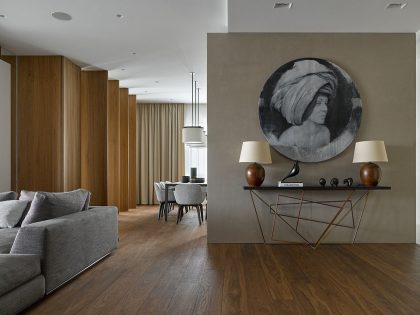 A Spacious Modern Apartment with Panoramic Views of Moscow by Alexandra Fedorova (7)