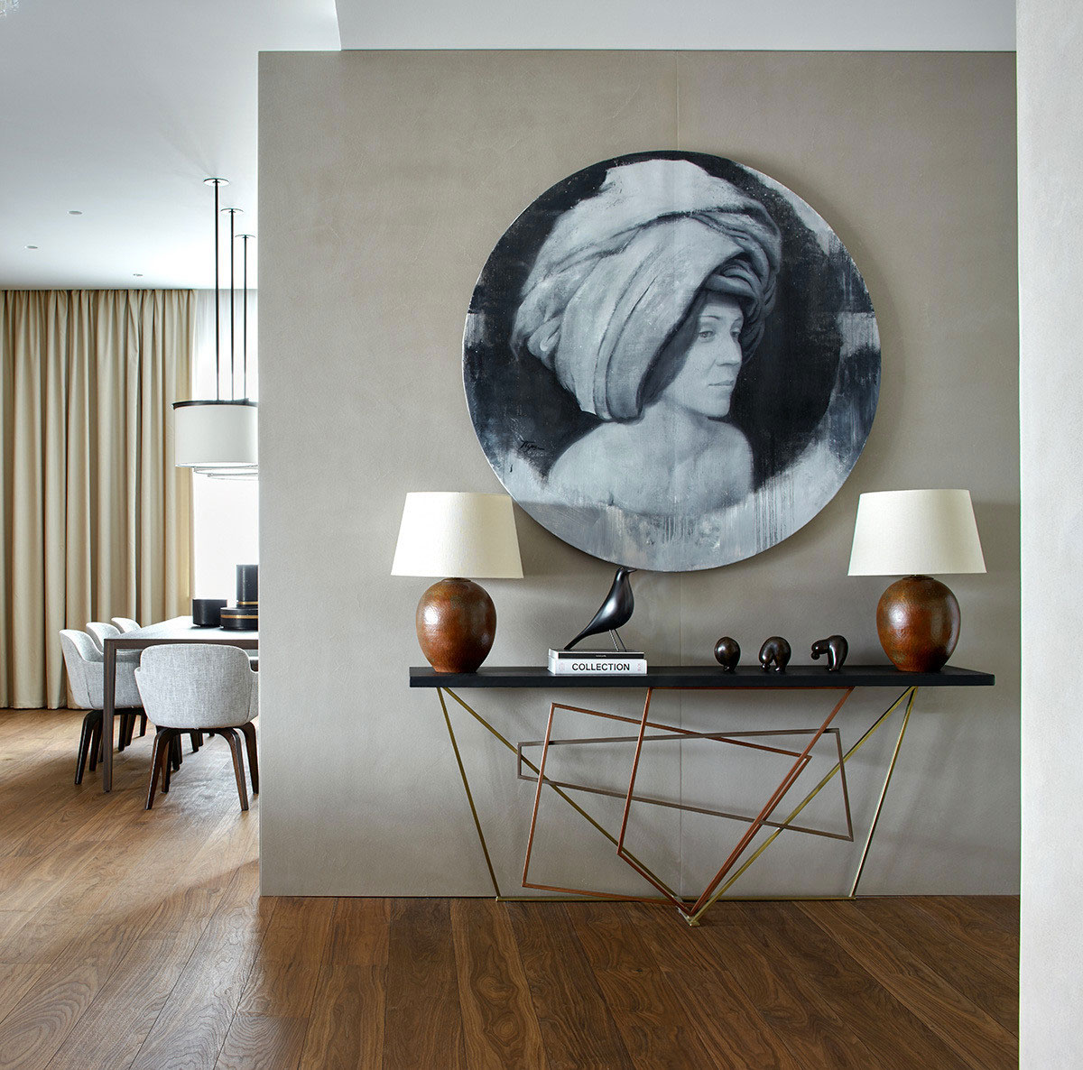A Spacious Modern Apartment with Panoramic Views of Moscow by Alexandra Fedorova (8)
