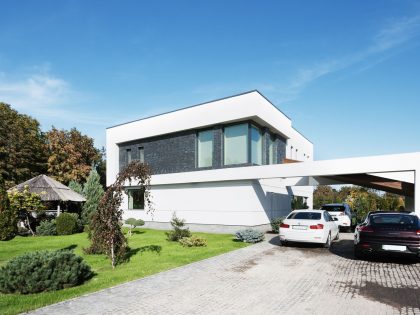 A Spacious and Comfortable Modern House in Dnipropetrovsk Oblast, Ukraine by Azovskiy & Pahomova architects (1)