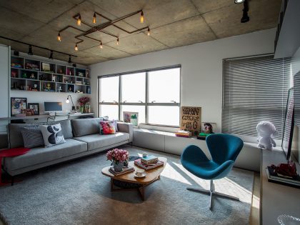 A Striking yet Colorful Home with Vibrant Pops of Color in São Paulo