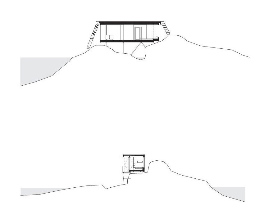 A Stunning Glass-Walled House Surrounded by the Rocky Landscape of Larvik, Norway by Lund Hagem (18)