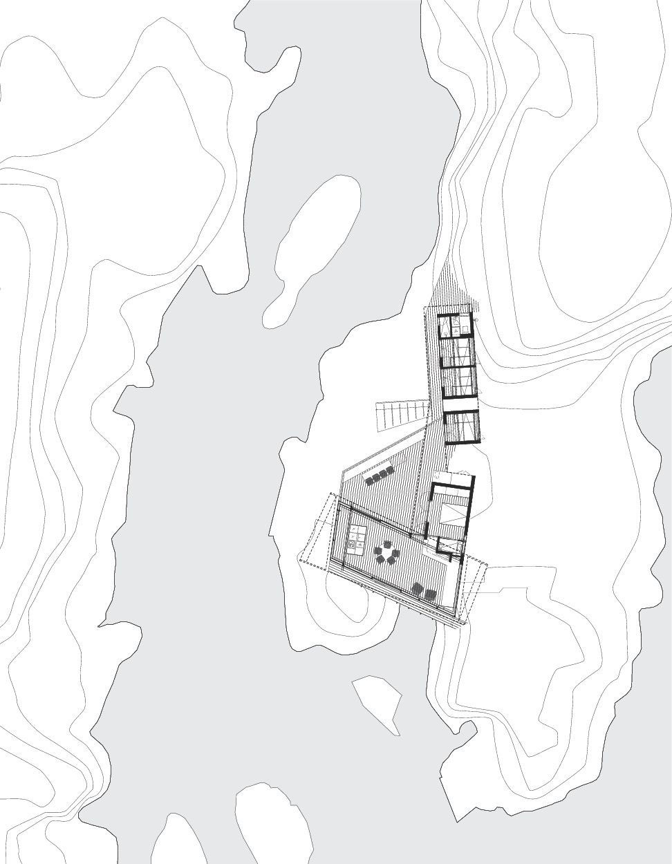 A Stunning Glass-Walled House Surrounded by the Rocky Landscape of Larvik, Norway by Lund Hagem (19)