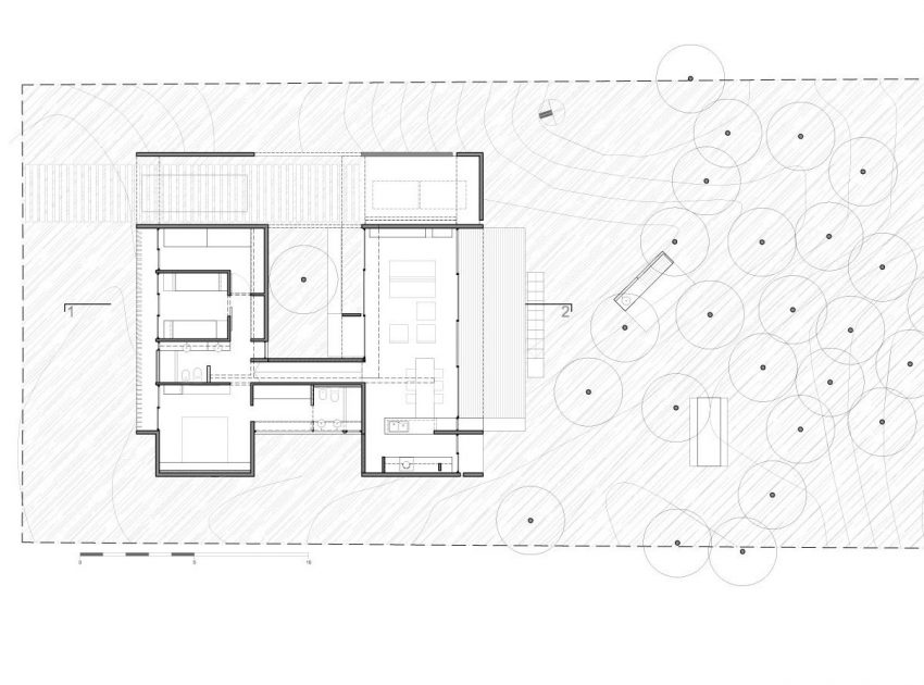 A Stunning Summer House with Concrete Pergola in the Woodland of Pinamar, Argentina by Besonias Almeida Arquitectos (19)