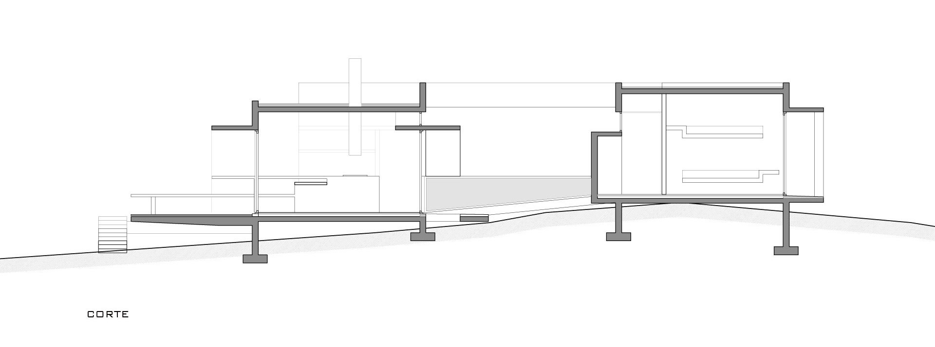 A Stunning Summer House with Concrete Pergola in the Woodland of Pinamar, Argentina by Besonias Almeida Arquitectos (20)
