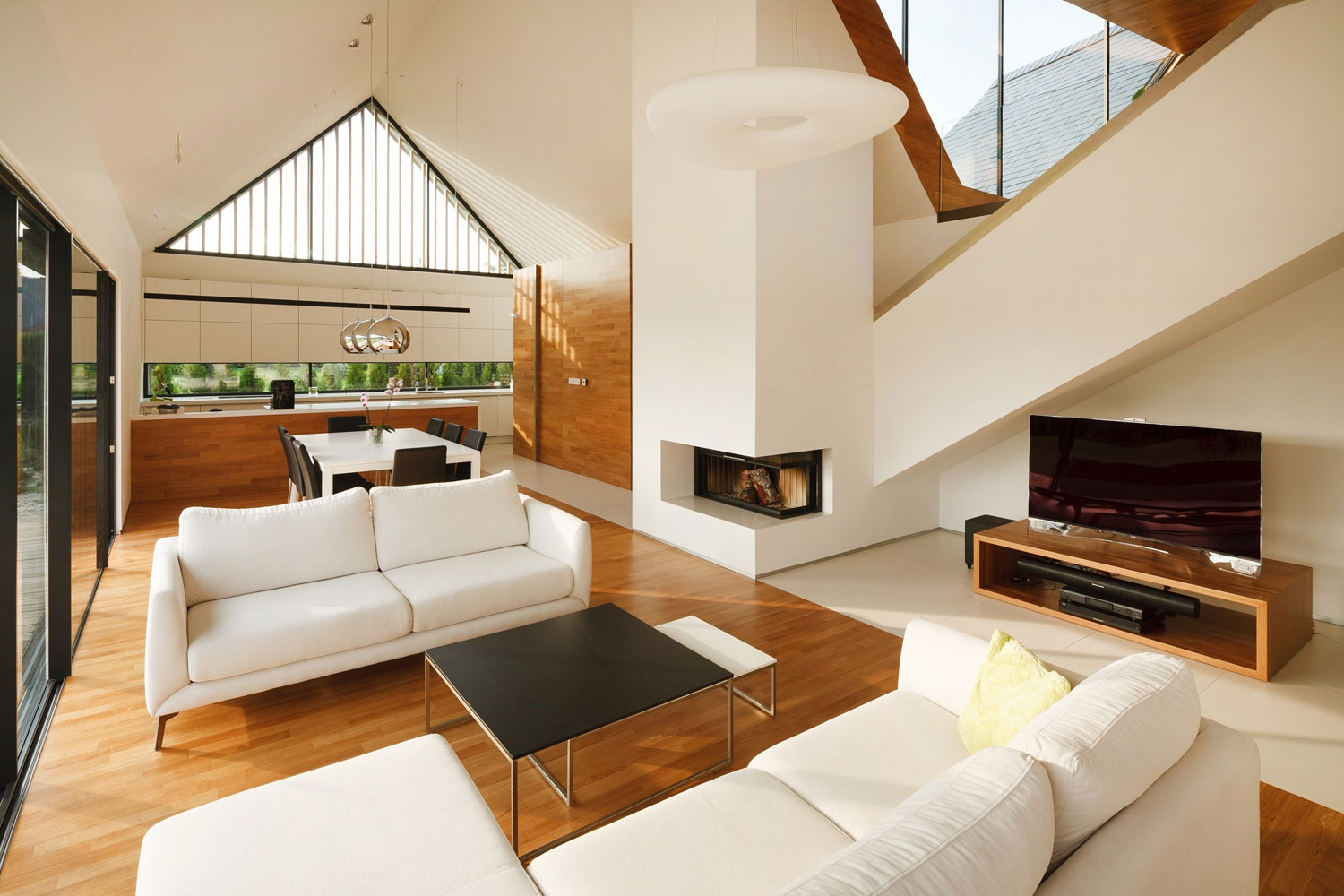 A Stunning and Spacious Two Barns House for a Modern Family in Tychy, Poland by RS + Robert Skitek (11)