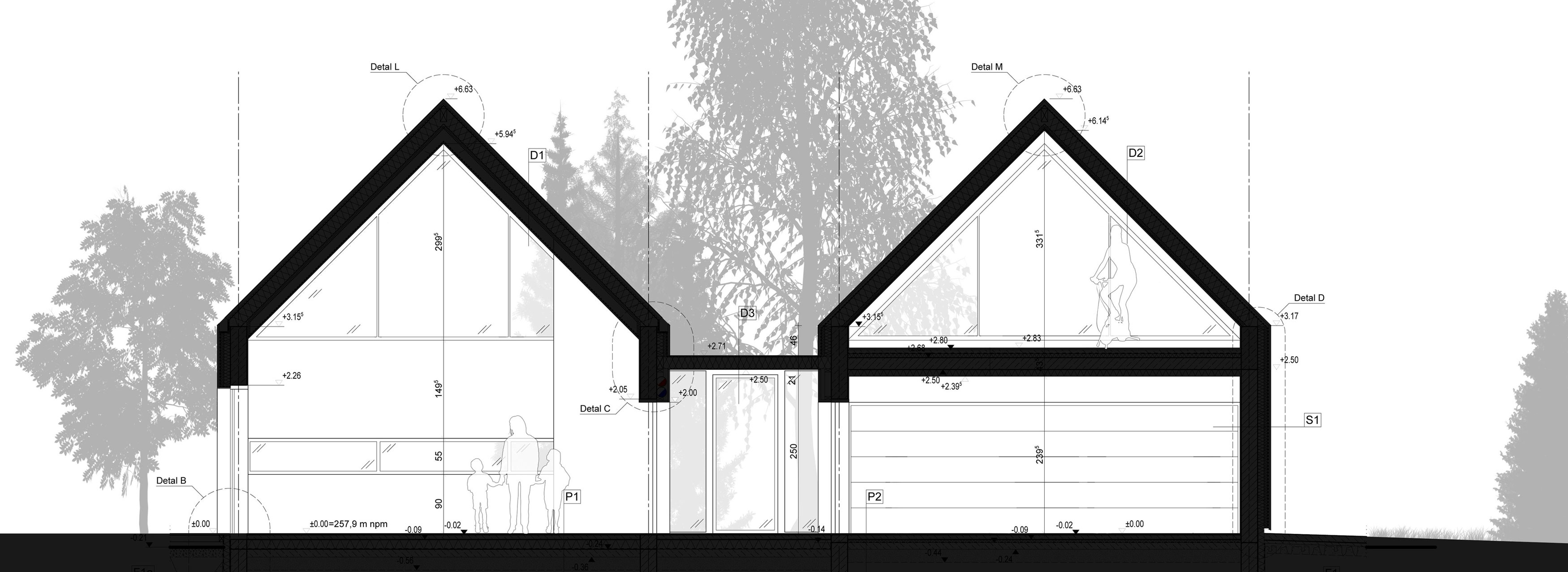 A Stunning and Spacious Two Barns House for a Modern Family in Tychy, Poland by RS + Robert Skitek (28)