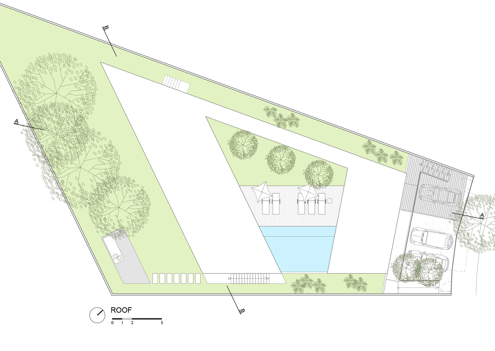 A Stylish Modern Home with Glass Walls and a Central Courtyard in São Paulo by FGMF (27)