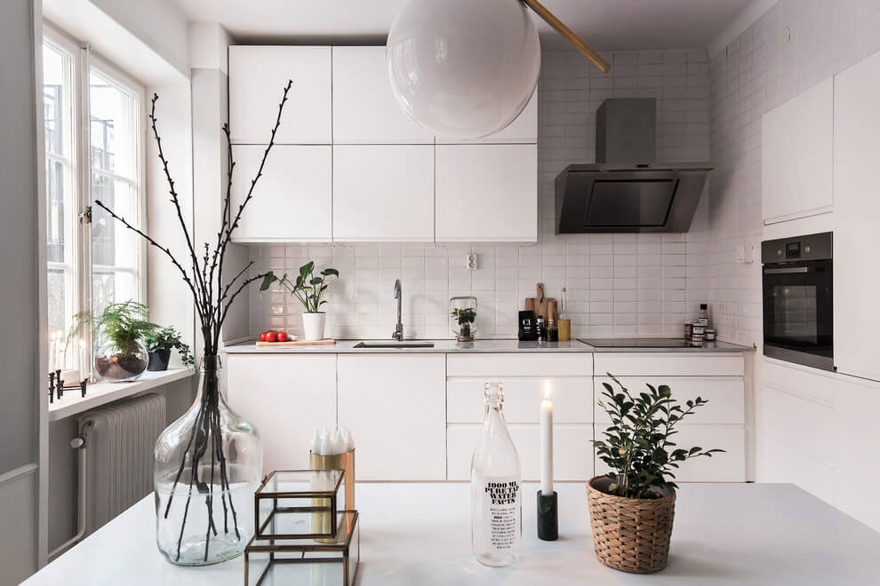 A Stylish Scandinavian Apartment with a Marked Industrial Style in Stockholm by Scandinavian Homes (12)