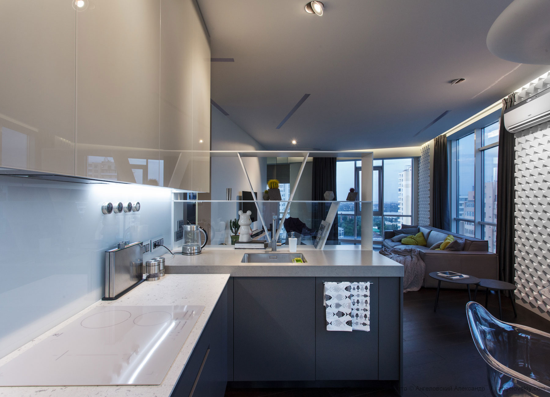 A Stylish Modern Apartment Full of Color and Comfortable Interior in Dnipropetrovsk Oblast by Azovskiy & Pahomova Architects (21)